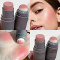 Blush em Bastão Duplo com Cor Intensa, Acabamento Matte Natural e Longa Duração – Blush Cremoso Monocromático